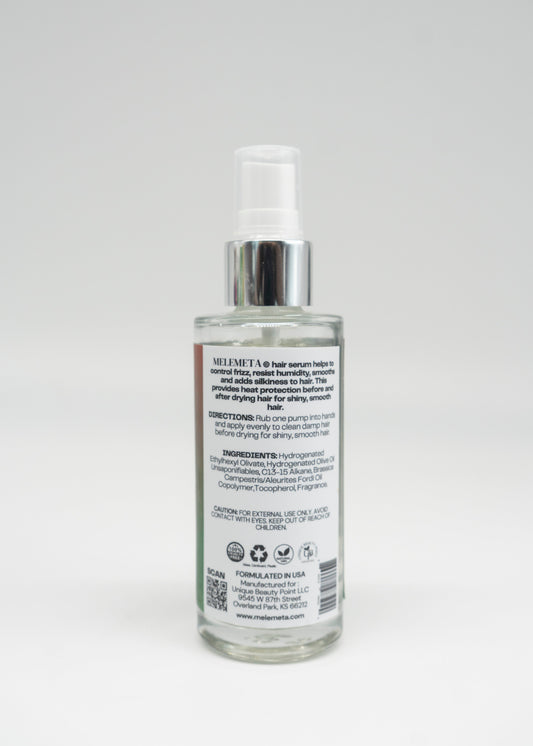 MELEMETA© Anti-Frizz Hair Serum - 3 FL OZ