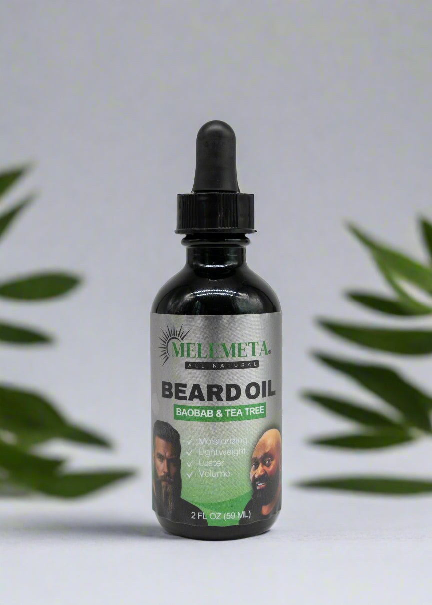 MELEMETA© Lightweight Beard Oil - 2 FL OZ