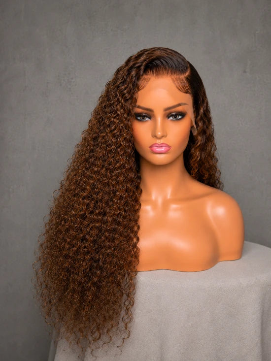 MELEMETA© HONEY BROWN DEEP CURL 13X4