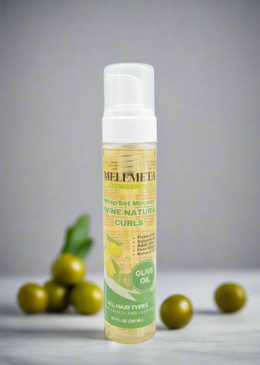MELEMETA© Divine Natural Curls (Wrap/ Set) Mousse - 8.5 FL OZ