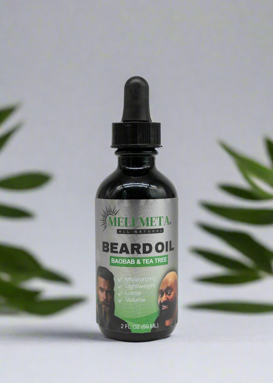 MELEMETA© Lightweight Beard Oil - 2 FL OZ