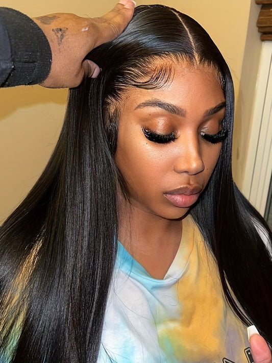 MELEMETA HAIR | Hair HD Lace Wigs 13*4 Frontal Wigs Skin Melt Straight Human Hair Wigs